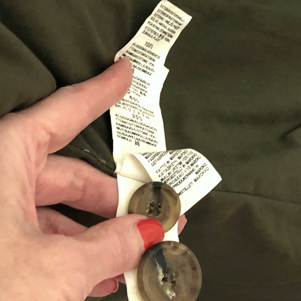 Zara Basic Olive Utility Jacket - image 7